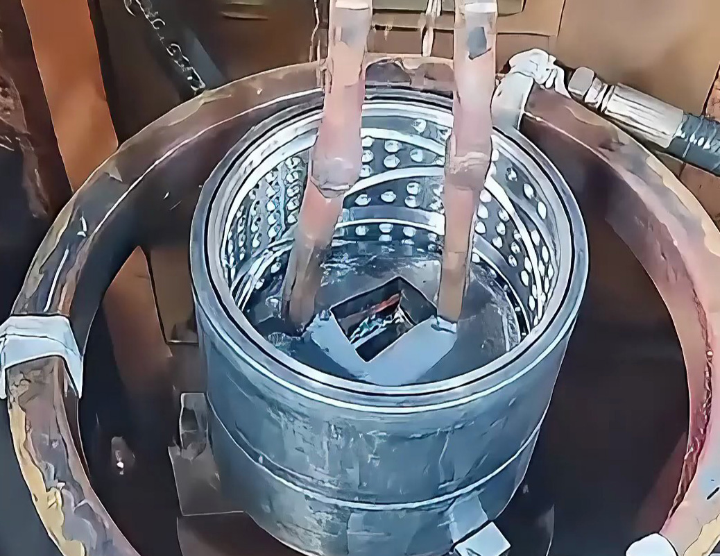 海拓高頻淬火機床：挖掘機斗軸套淬火專用，耐受重載磨損工況