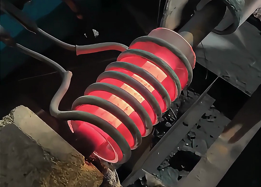 高頻機局部加熱棒料端頭加熱 適配鍛造、熱鐓、淬火等全工藝